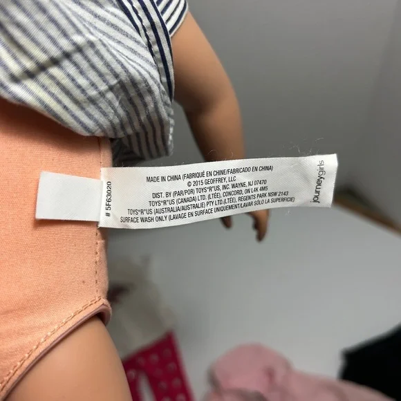 Journey Girls Doll 18" Brown Hair & Eyes Dress Top Pants Skirt Shoes 2 Jackets - Picture 14 of 16